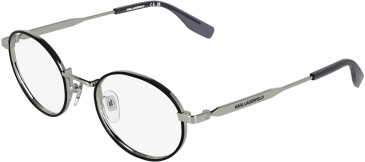 Karl Lagerfeld KL369 glasses in Silver/Black