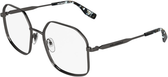 Karl Lagerfeld KL371 glasses in Dark Ruthenium Shiny