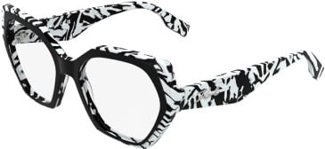 Karl Lagerfeld KL6229 glasses in Black/Marble Black