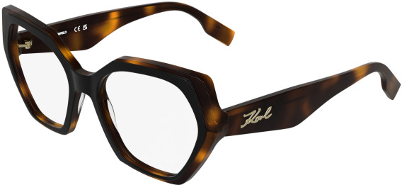 Karl Lagerfeld KL6229 glasses in Black/Dark Tortoise