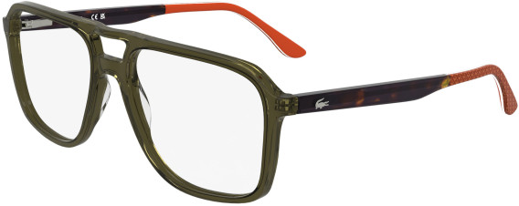Lacoste L2991-60 glasses in Transparent Khaki Brown