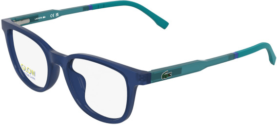 Lacoste L3669-49 glasses in Transparent Blue Lumi