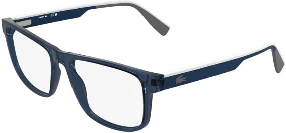 Lacoste L4011 glasses in Transparent Blue