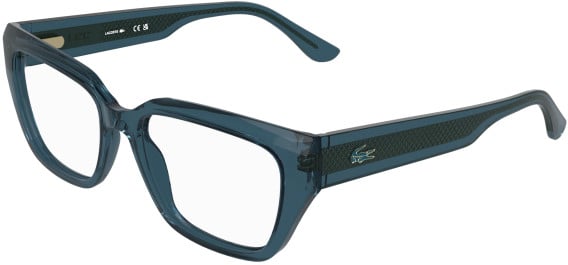 Lacoste L4014 glasses in Transparent Blue