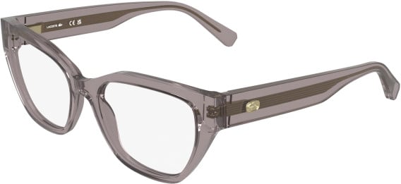 Lacoste L4015 glasses in Transparent Mauve