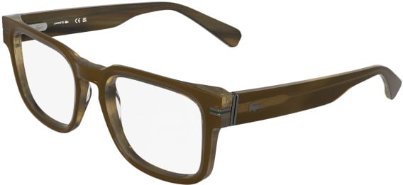 Lacoste L4016 glasses in Striped Brown