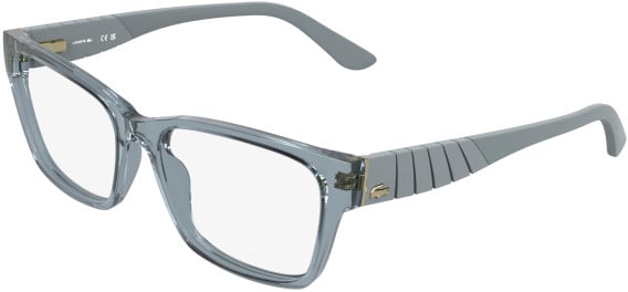 Lacoste L4024 glasses in Transparent Light Grey Avio