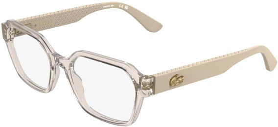 Lacoste L4025 glasses in Transparent Light Beige