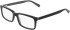 Marchon NYC M-3034 glasses in Black/Grey Laminate