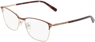 Marchon NYC M-4036 glasses in Brown/Gold