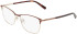 Marchon NYC M-4036 glasses in Brown/Gold