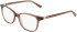 Marchon NYC M-5049 glasses in Brown Crystal