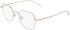 Marchon NYC M-8011 glasses in Light Gold