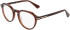 Marchon NYC M-8519 glasses in Dark Brown Horn