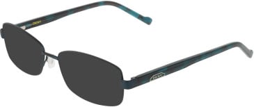 DKNY DK3009 sunglasses in Satin Turquoise