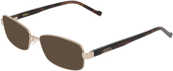 DKNY DK3009 sunglasses in Satin Champagne