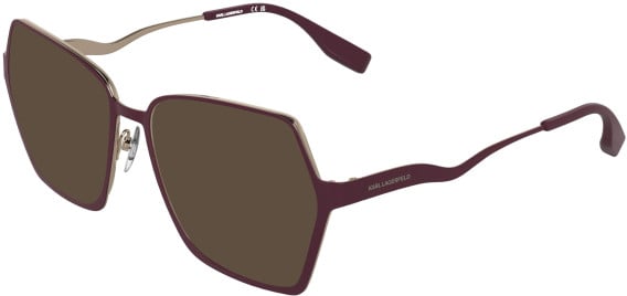 Karl Lagerfeld KL368 sunglasses in Wine/Rose Gold