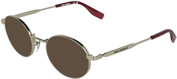 Karl Lagerfeld KL369 sunglasses in Light Gold/Burgundy