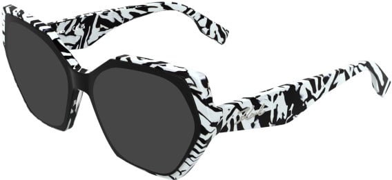 Karl Lagerfeld KL6229 sunglasses in Black/Marble Black
