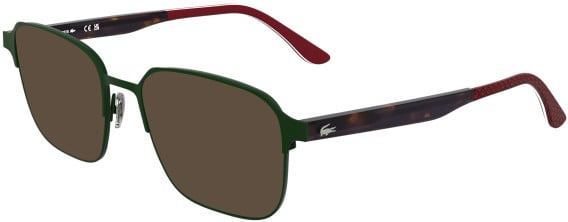 Lacoste L2313 sunglasses in Matte Green