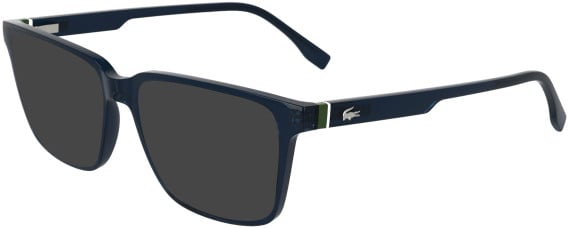 Lacoste L2963 N sunglasses in Transparent Blue