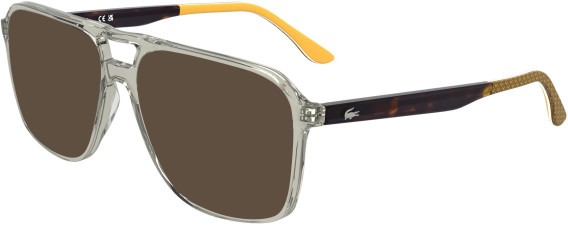Lacoste L2991-58 sunglasses in Transparent Grey
