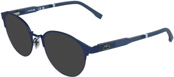 Lacoste L3115 sunglasses in Matte Blue