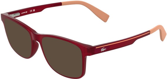Lacoste L3663 sunglasses in Transparent Red Lumi