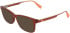 Lacoste L3665 sunglasses in Transparent Dark Orange Lumi