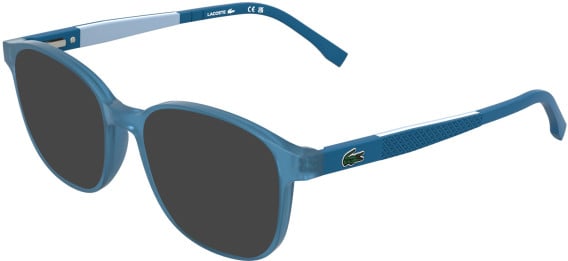 Lacoste L3667 sunglasses in Transparent Blue Lumi