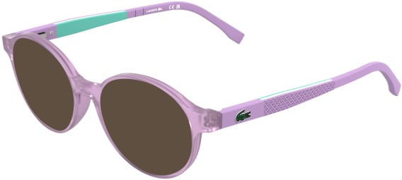Lacoste L3668 sunglasses in Transparent Violet Lumi