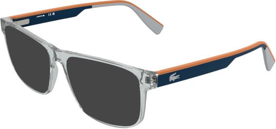 Lacoste L4011 sunglasses in Transparent Light Grey