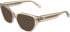 Lacoste L4015 sunglasses in Transparent Honey