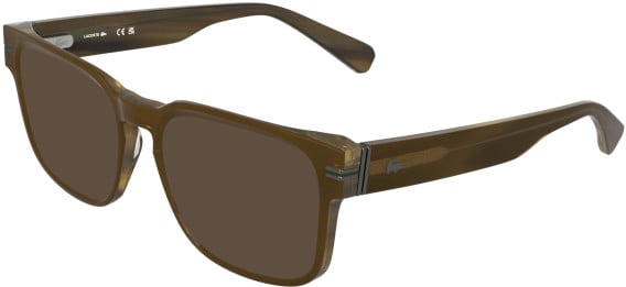 Lacoste L4016 sunglasses in Striped Brown