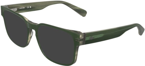 Lacoste L4016 sunglasses in Striped Green