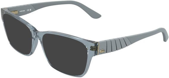 Lacoste L4024 sunglasses in Transparent Light Grey Avio