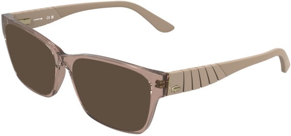 Lacoste L4024 sunglasses in Transparent Rose