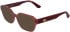 Lacoste L4025 sunglasses in Transparent Light Burgundy