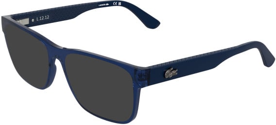 Lacoste L4026 sunglasses in Transparent Blue