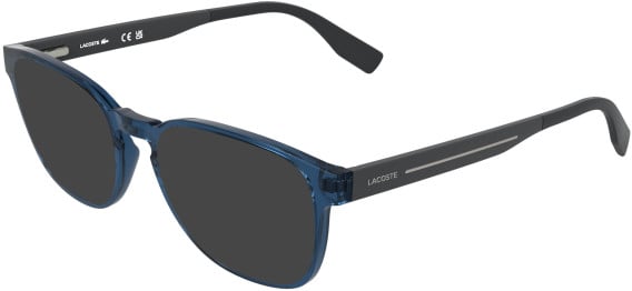 Lacoste L4029 sunglasses in Transparent Blue