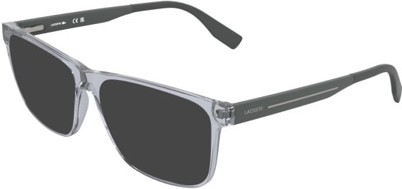 Lacoste L4030-58 sunglasses in Transparent Grey