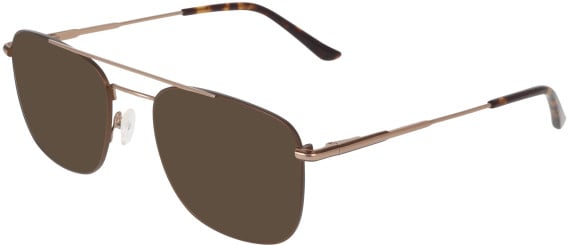 Marchon NYC M-2044 sunglasses in Brown/Dark Brown
