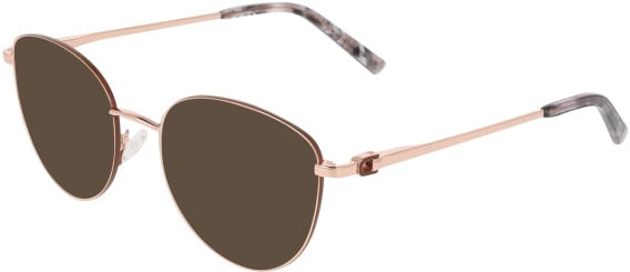 Marchon NYC M-4034 sunglasses in Rose Gold