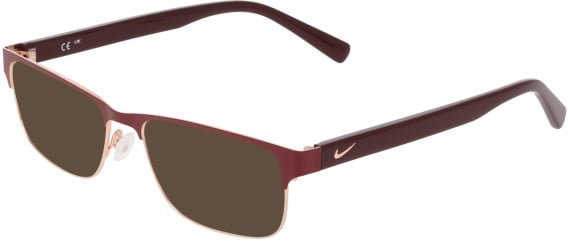 NIKE 1002C-52 sunglasses in Matte Dk Team Red/Rose Gold