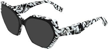 Karl Lagerfeld KL6229 sunglasses in Black/Marble Black