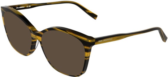 Karl Lagerfeld KL6230 sunglasses in Striped Black