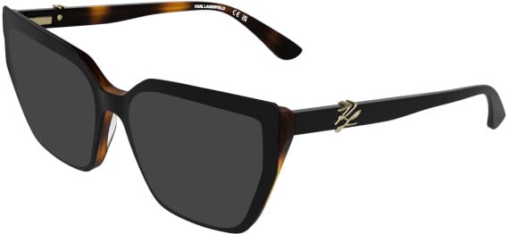 Karl Lagerfeld KL6252 sunglasses in Black/Tortoise