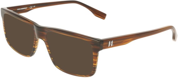 Karl Lagerfeld KL6278 sunglasses in Striped Brown
