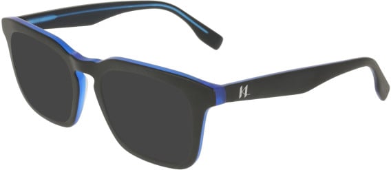 Karl Lagerfeld KL6280 sunglasses in Matte Black/Blue Bilayer