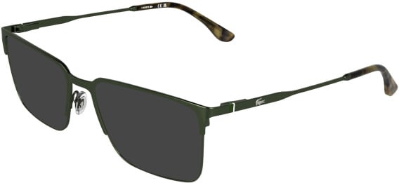 Lacoste L2321 sunglasses in Matte Green